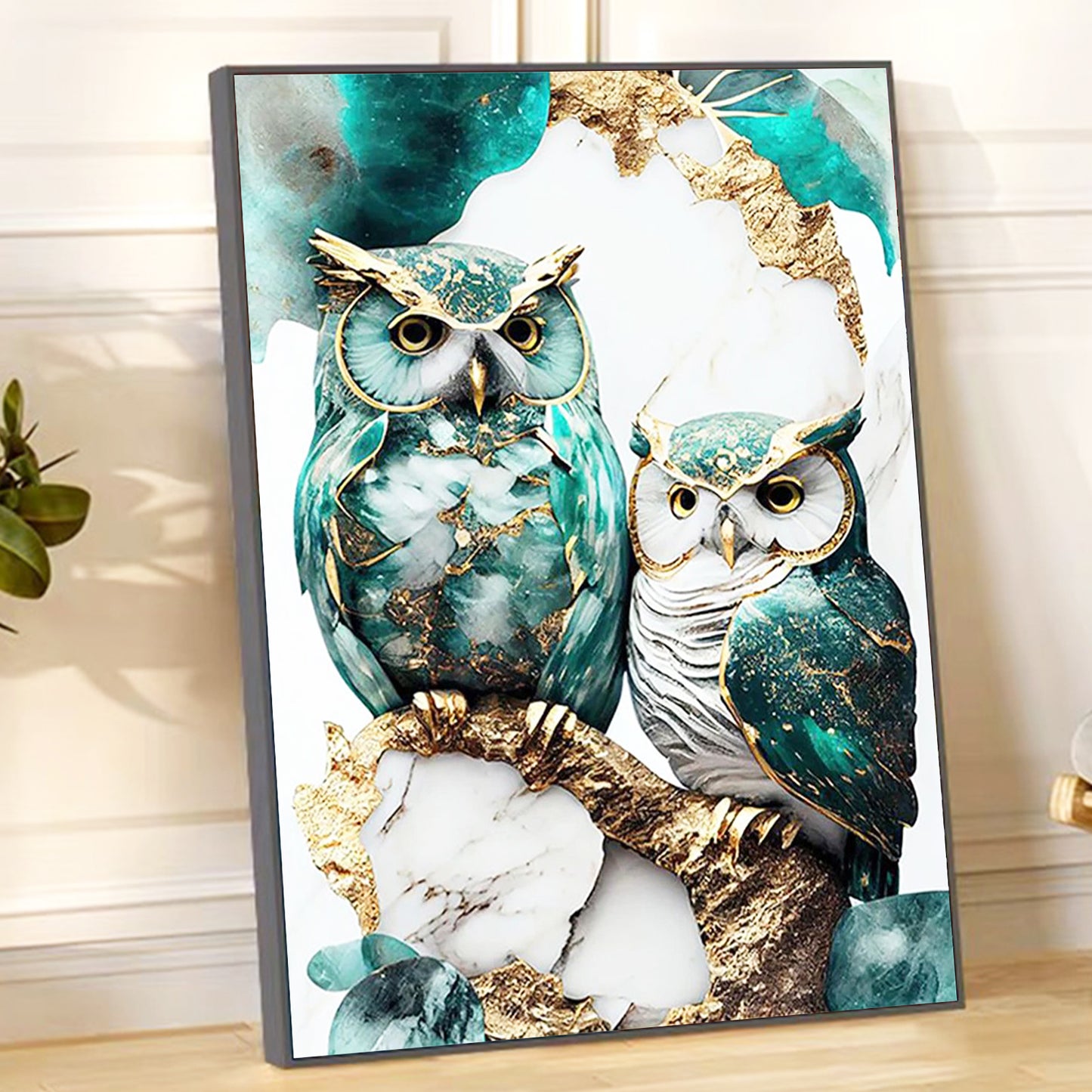 Owl - Full Round Diamond Painting - 30x40cm