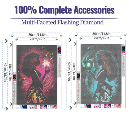 Princess - Full Round Diamond Painting - 30x40cm/2pack