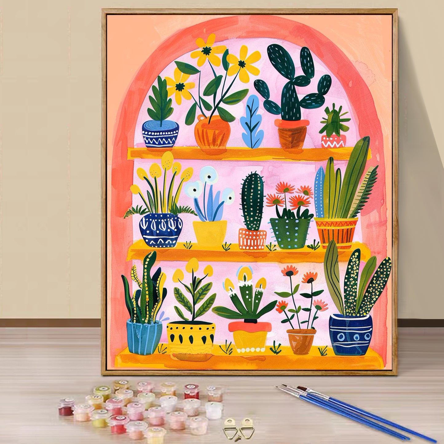 Cactus - Paint by Numbers -40x50cm