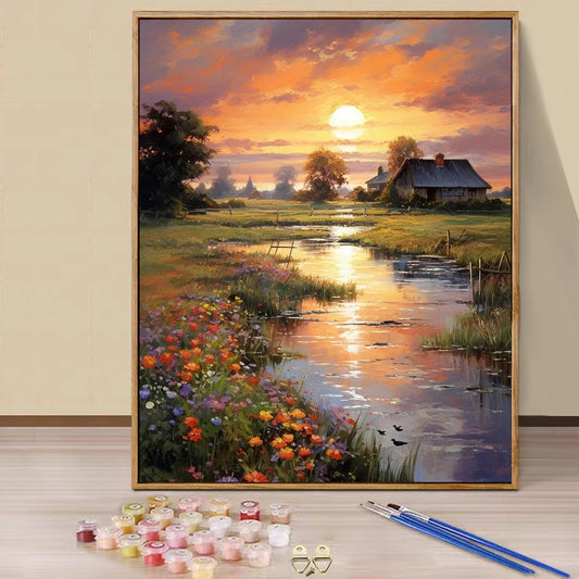 Sunset - Paint by Numbers -40x50cm
