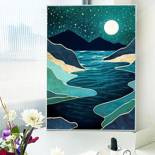 Lake- Full Round Diamond Painting - 30x40cm