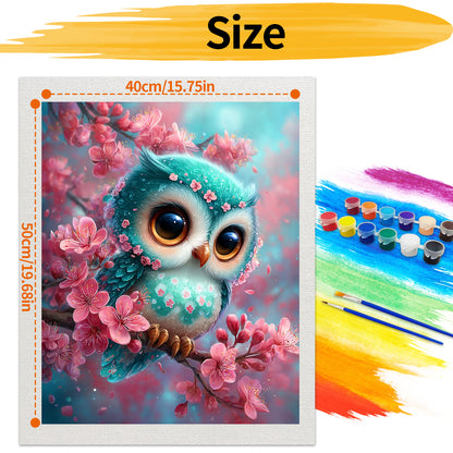 Owl- Paint by Numbers -40x50cm