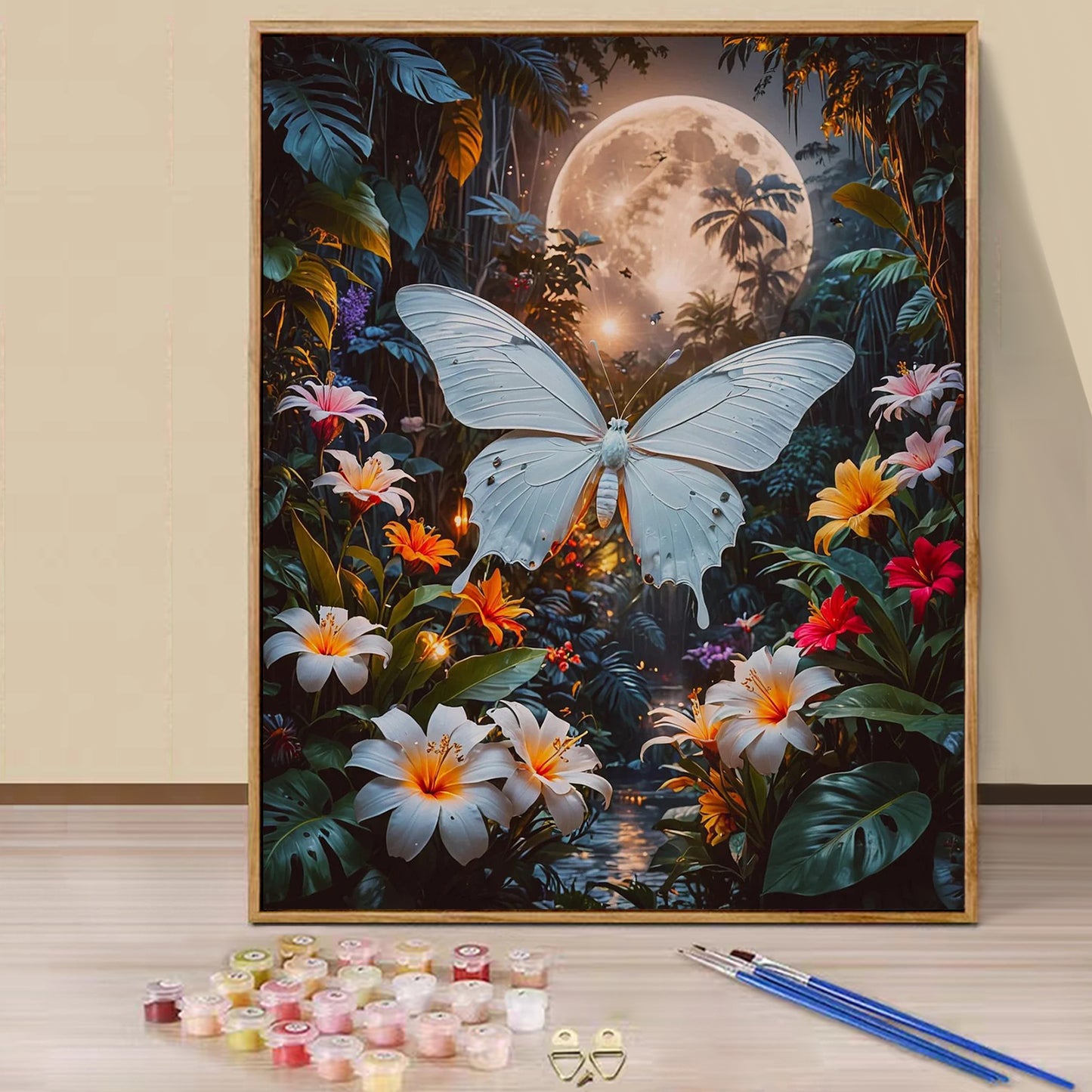 Butterfly Moon - Paint by Numbers -40x50cm