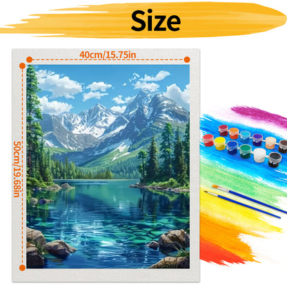 Lake- Paint by Numbers -40x50cm