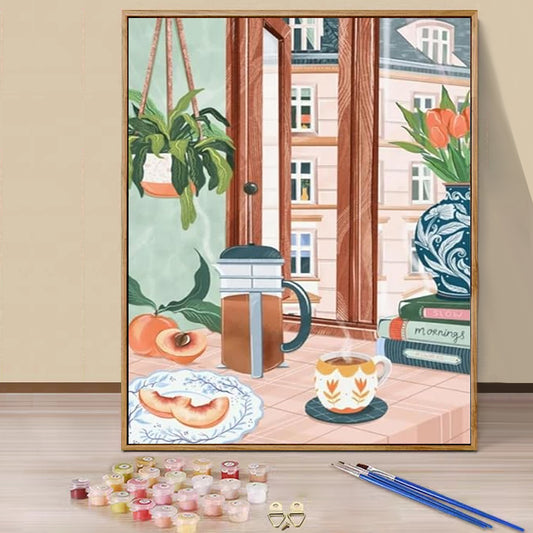 Window - Paint by Numbers -25x35cm