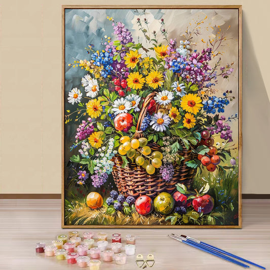 Basket - Paint by Numbers -40x50cm