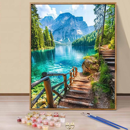 Lakeside - Paint by Numbers -40x50cm