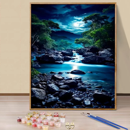 Stream  - Paint by Numbers -40x50cm