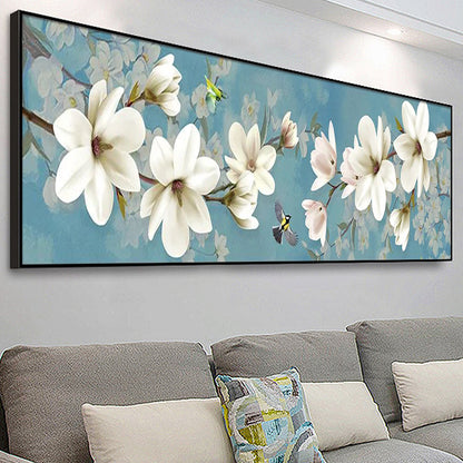 Plumeria- Full Round Diamond Painting - 90x30cm