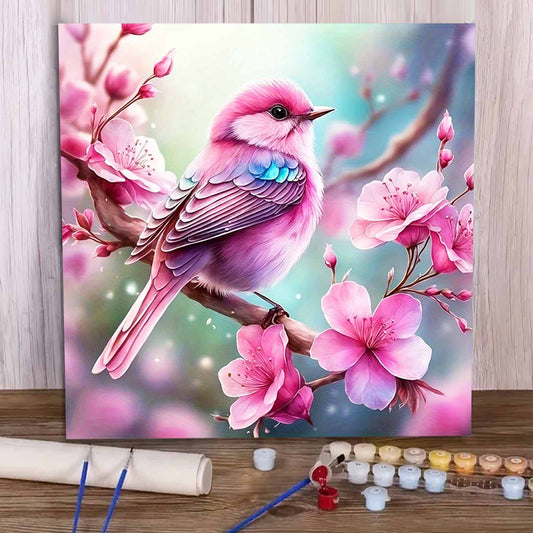 Bird- Paint by Numbers -40x40cm