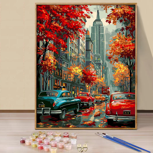 Street- Paint by Numbers -40x50cm
