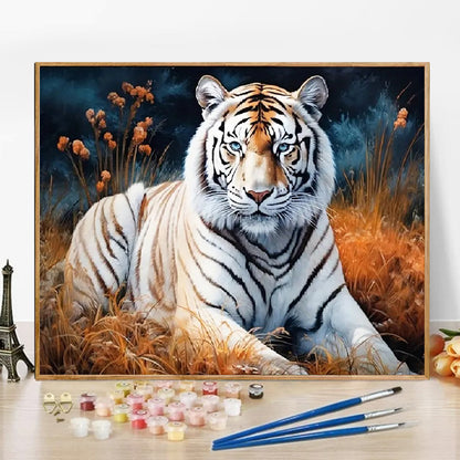 Tiger - Paint by Numbers -50x40cm