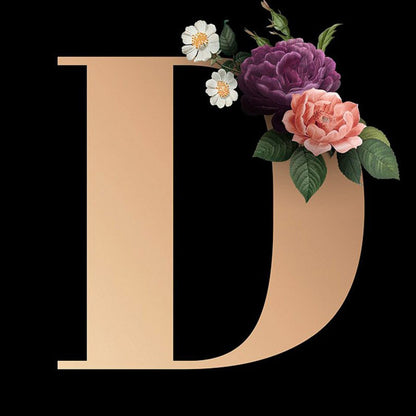 26 Alphabet - Full Round Diamond Painting - 30x30cm