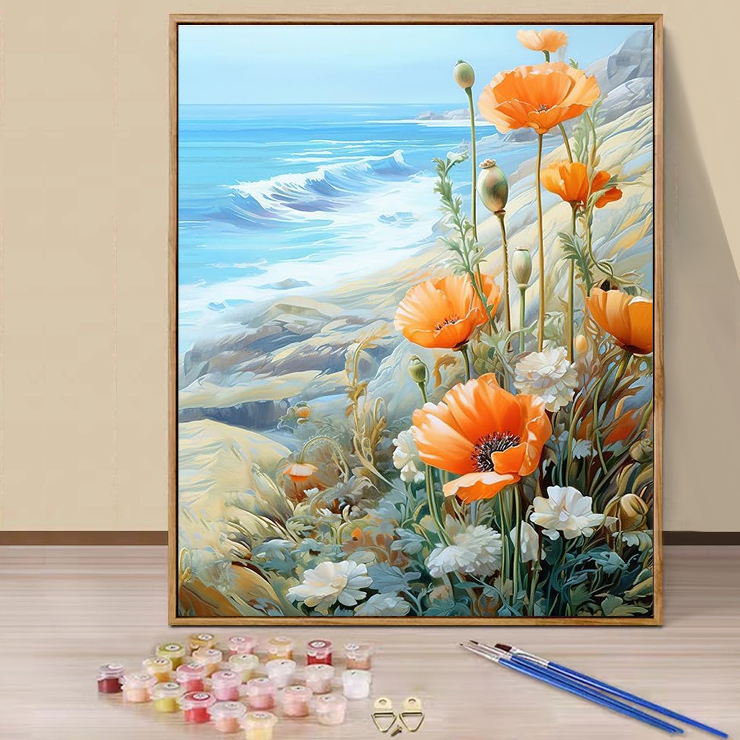 Seaside Flower - Painting with Numbers -40x50cm