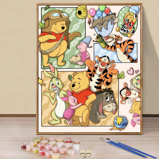 Winnie the Pooh- Paint by Numbers -40x50cm