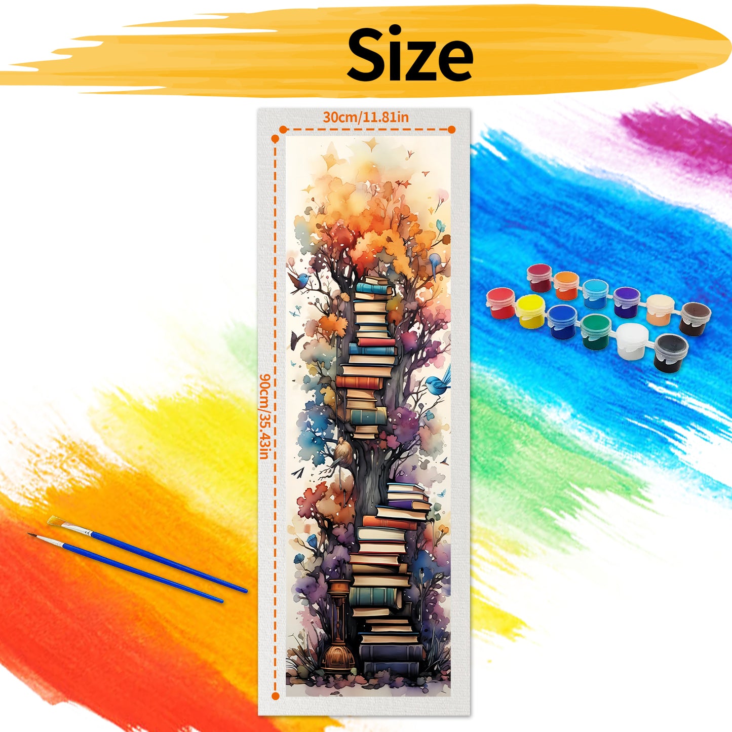 Book - Paint by Numbers -30x90cm