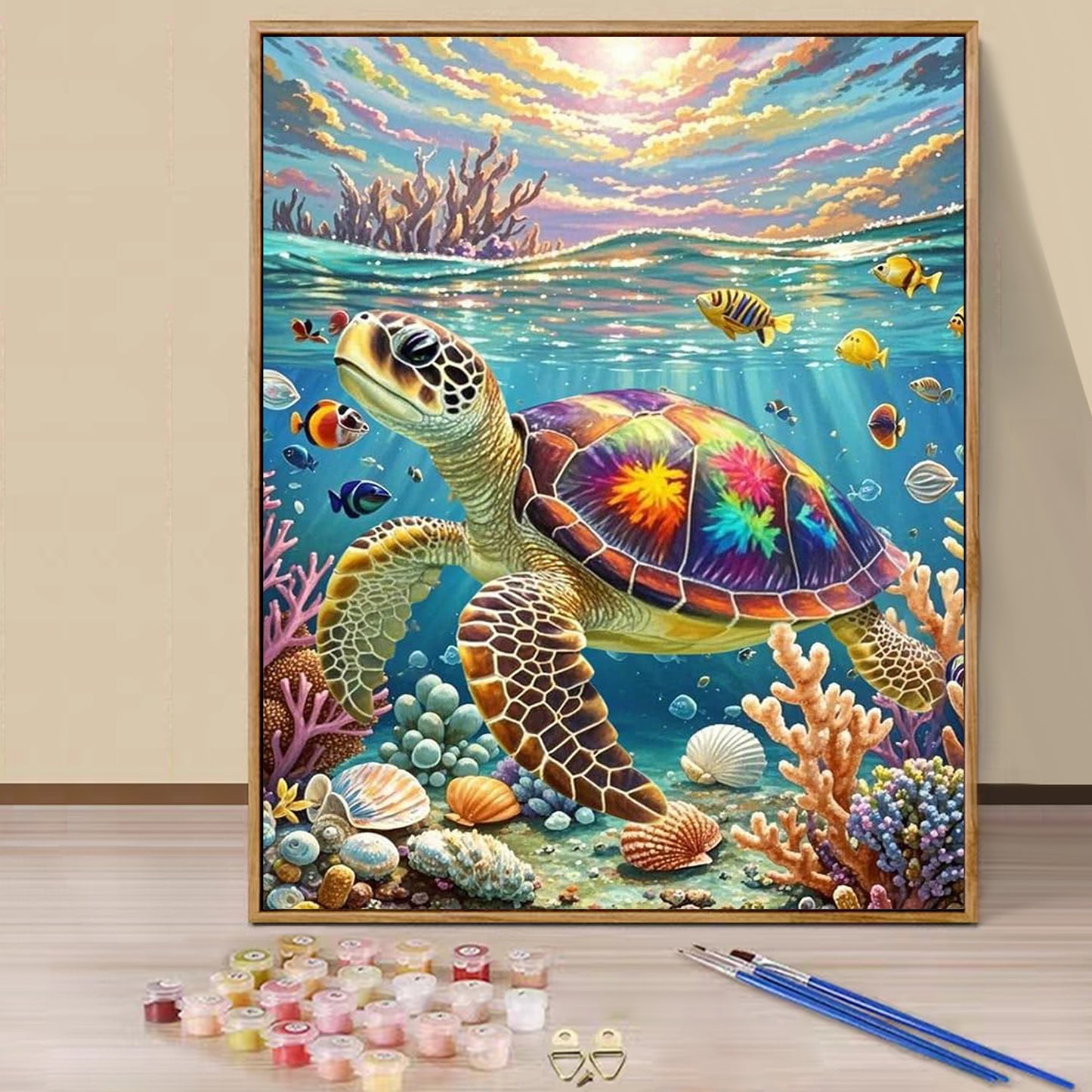 Sea turtle - Paint by Numbers -40x50cm