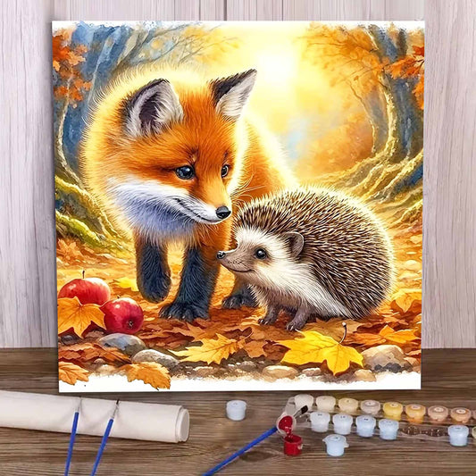Fox- Paint by Numbers -40x40cm