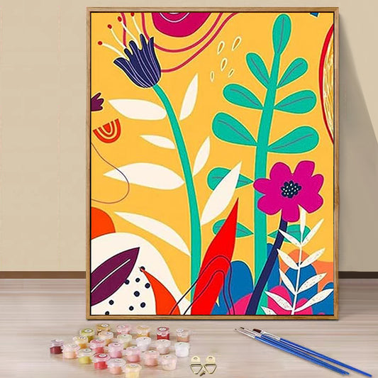 Flower - Paint by Numbers -20x30cm