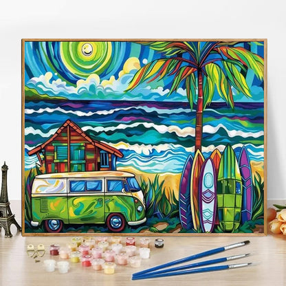 Seaside  - Paint by Numbers -50x40cm