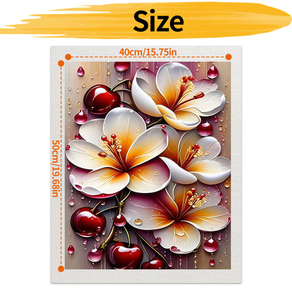 Frangipani- Paint by Numbers -40x50cm