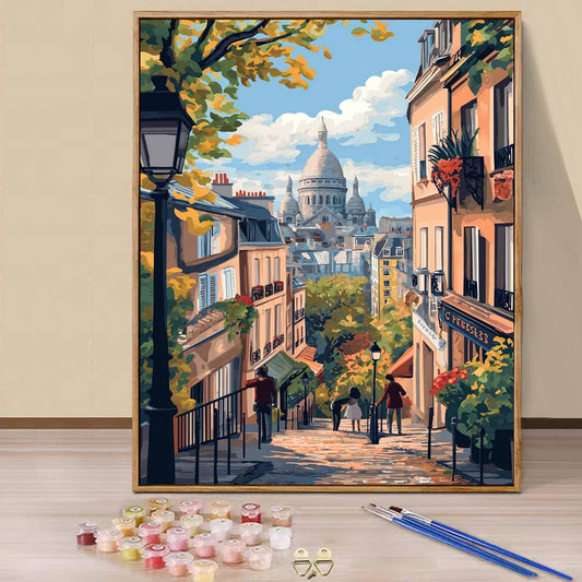 Street - Paint by Numbers -40x50cm