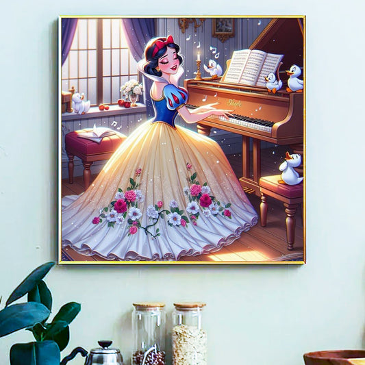 Snow White - Painting by Numbers -40x40cm