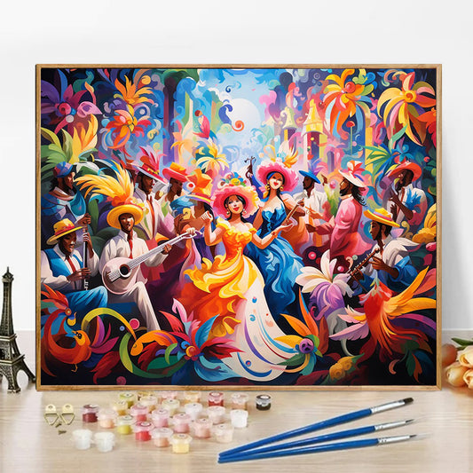 Festive atmosphere - Paint by Numbers -50x40cm