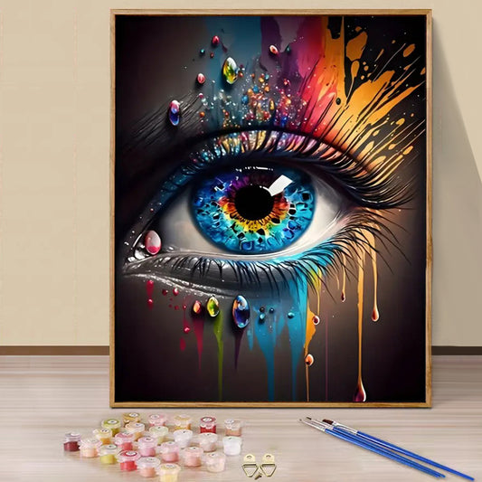 Eye- Paint by Numbers -40x50cm