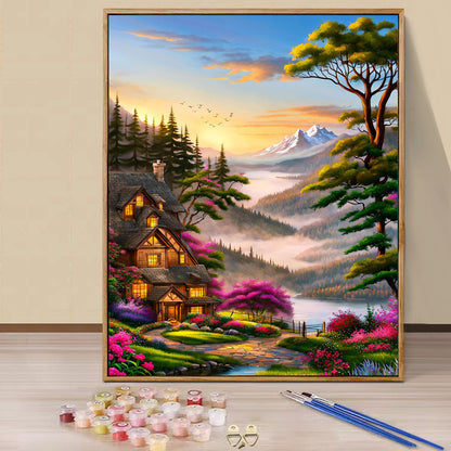 Cottage- Paint by Numbers -40x50cm