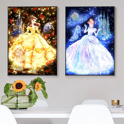 Princess - Full Round Diamond Painting - 30x40cm/2pack