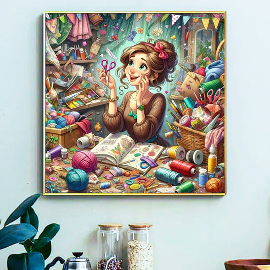Tailor - Painting by Numbers -40x40cm