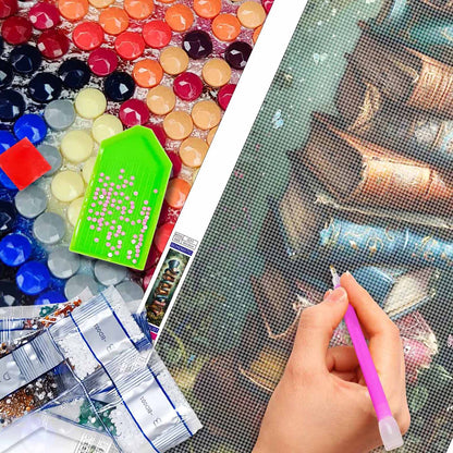 Book- Full Round Diamond Painting - 30x90cm