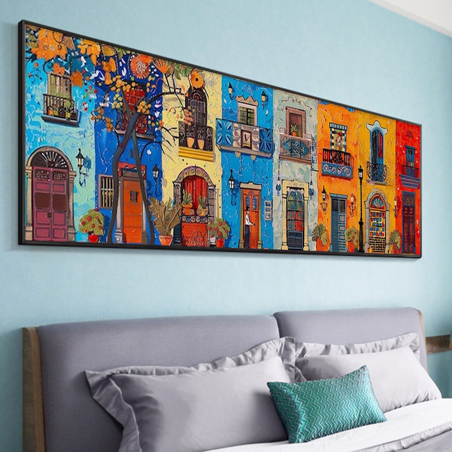 House- Full Round Diamond Painting - 90x30cm