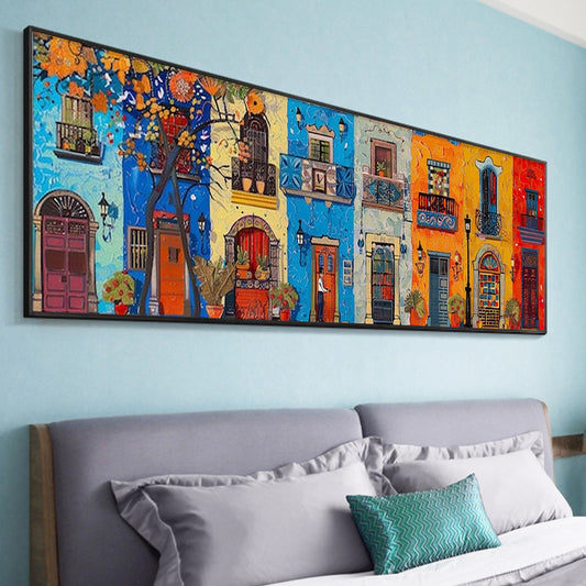 House- Full Round Diamond Painting - 90x30cm