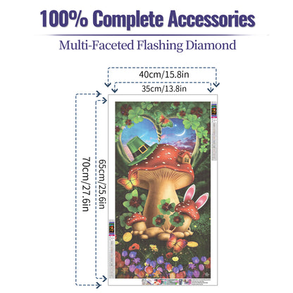 Mushroom - Full Round Diamond Painting Kits - 40x70cm