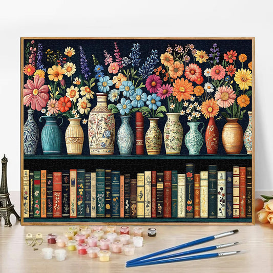 Flower - Paint by Numbers -50x40cm