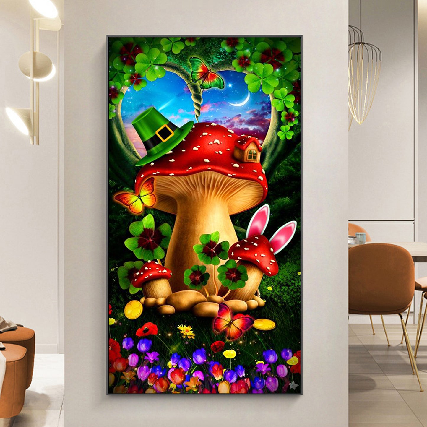 Mushroom - Full Round Diamond Painting Kits - 40x70cm