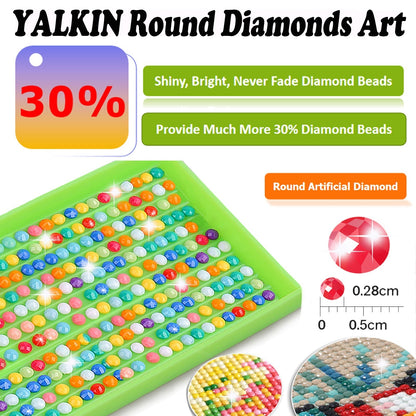 Mushroom - Full Round Diamond Painting Kits - 40x70cm