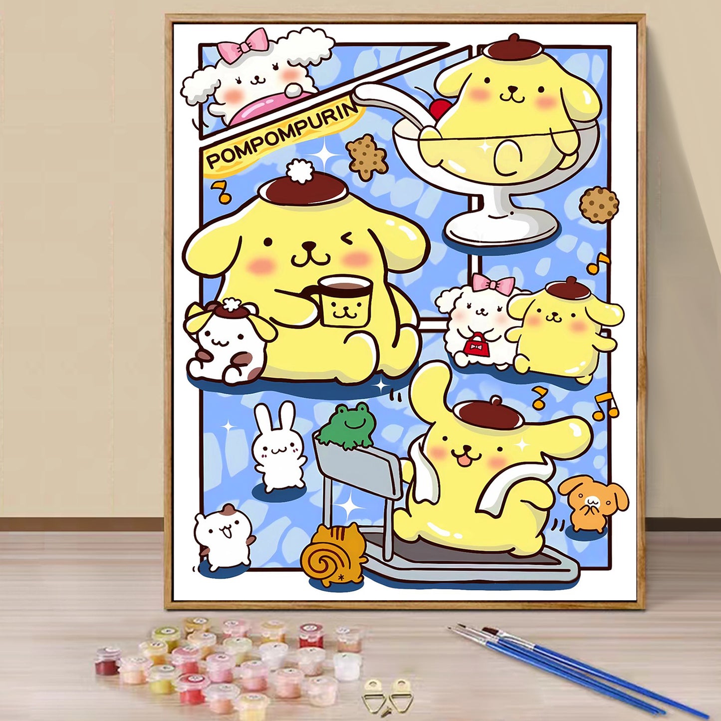 Pudding dog- Paint by Numbers -40x50cm