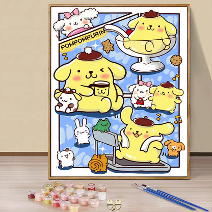 Pudding dog- Paint by Numbers -40x50cm