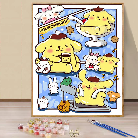 Pudding dog- Paint by Numbers -40x50cm