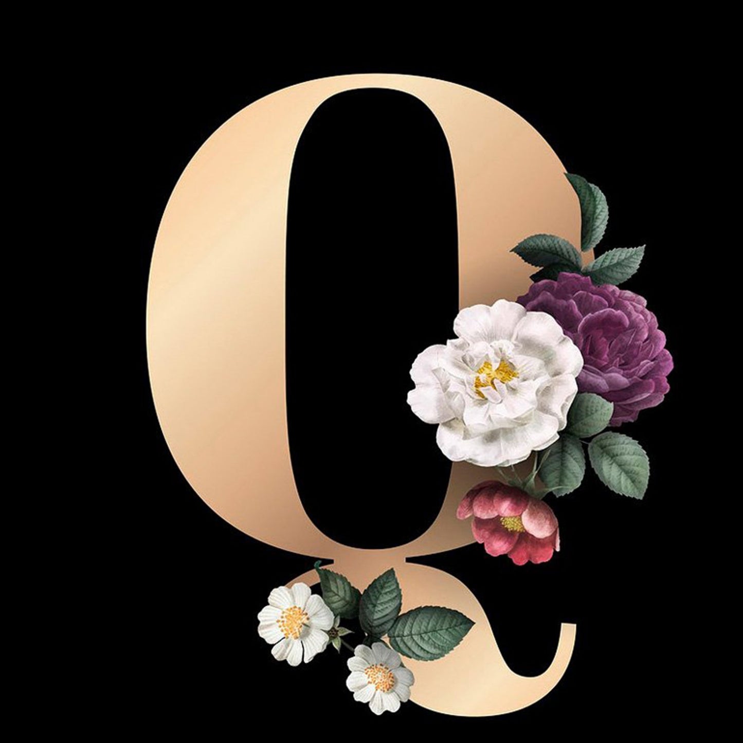 26 Alphabet - Full Round Diamond Painting - 30x30cm