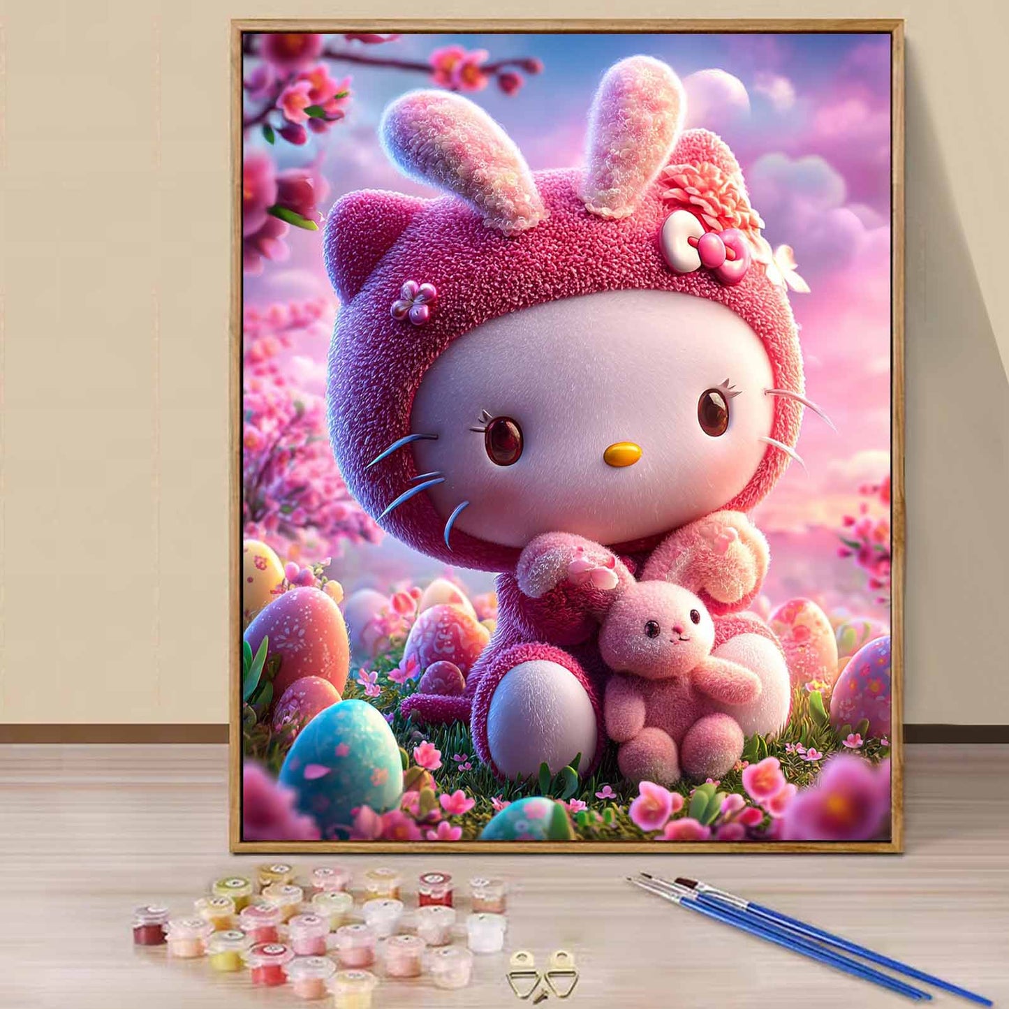 Hello Kitty- Paint by Numbers -40x50cm