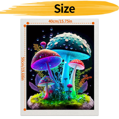 Mushroom- Paint by Numbers -40x50cm