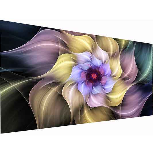Abstract Flower- Full Round Diamond Painting - 80x40cm