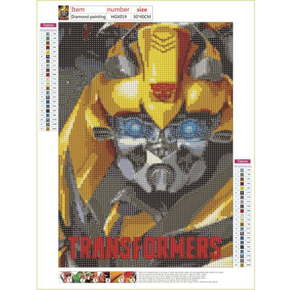 Full Round - 30x40cm Transformers - Full Round Diamond Painting - 30x40cm YALKIN