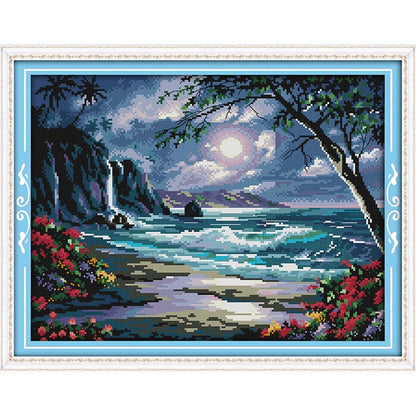 Cleana Arts Kts de Punto de Cruz, el Pasaje Medterráneo, 14CT, 57cm Cleana Arts Kts de Punto de Cruz, el Pasaje Medterráneo, 14CT, 57cm